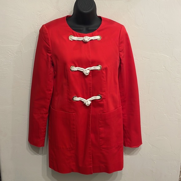 J. Crew Jackets & Blazers - J. Crew red jacket size 2